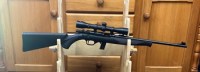 Mossberg 22 802 Plinkter with scope